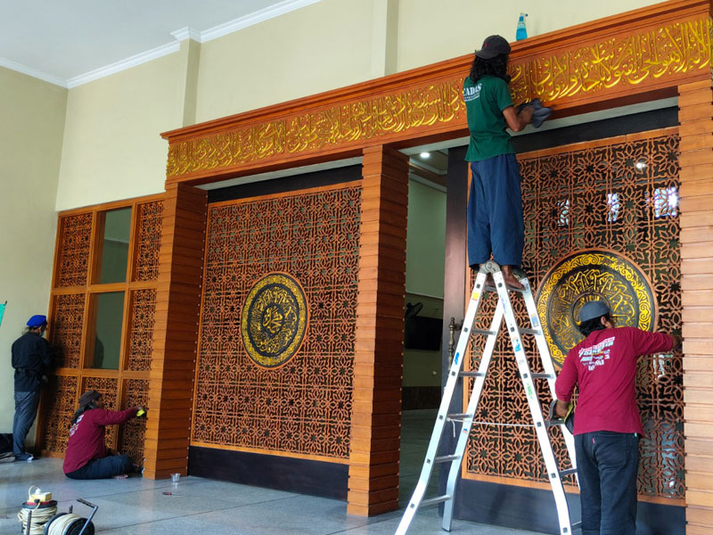 Pembersihan Masjid di Surabaya 1